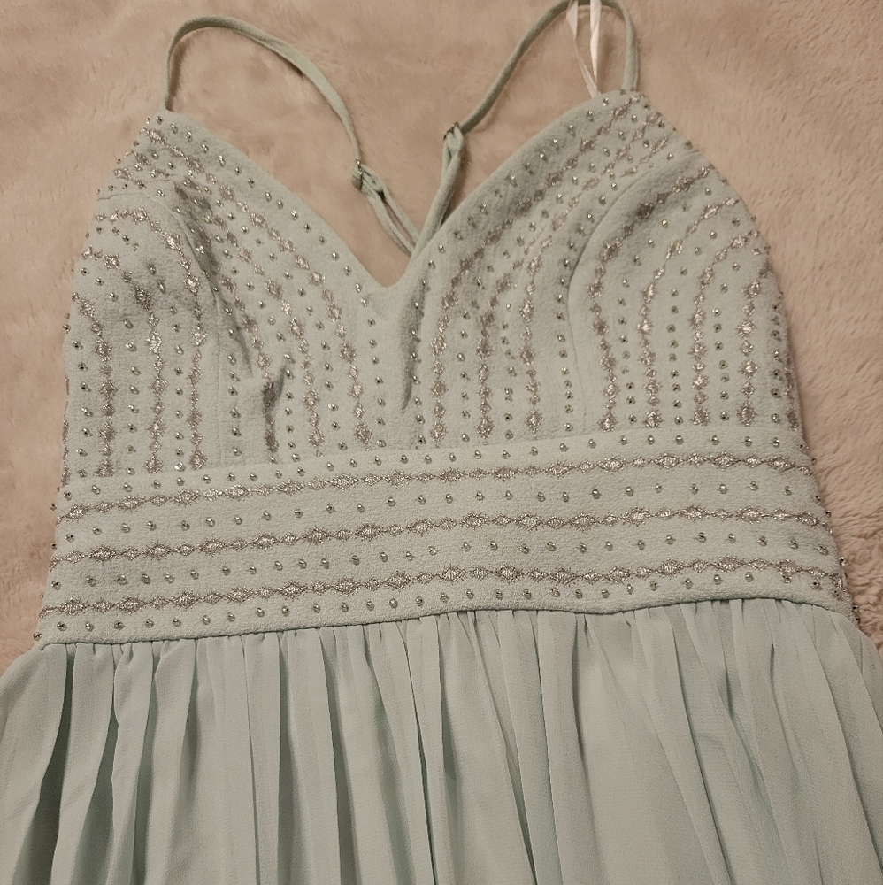 Lulus xs mint green dress